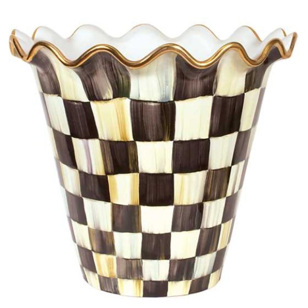 Mackenzie Childs ceramic pot